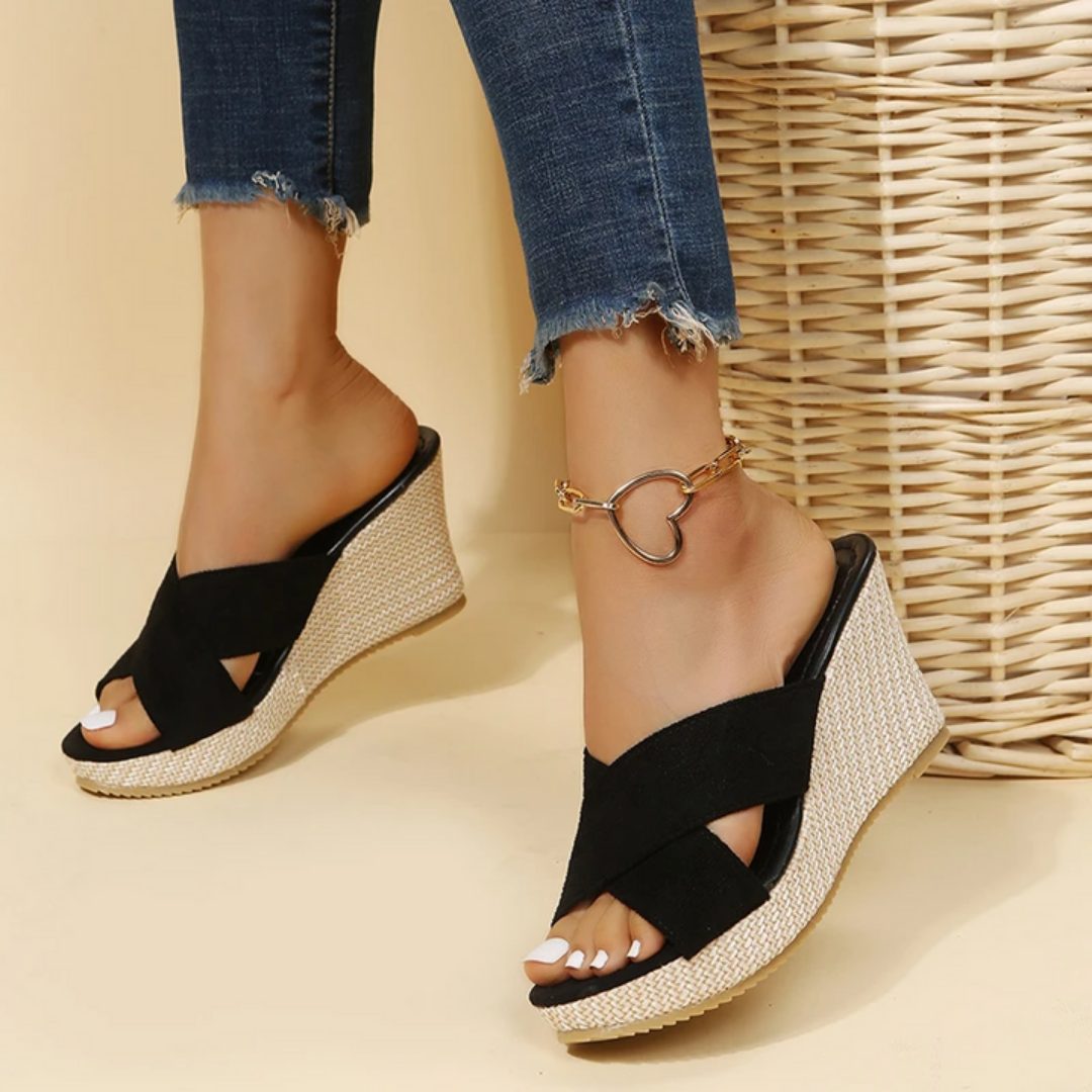 Damen Orthopädische Keilsandalen