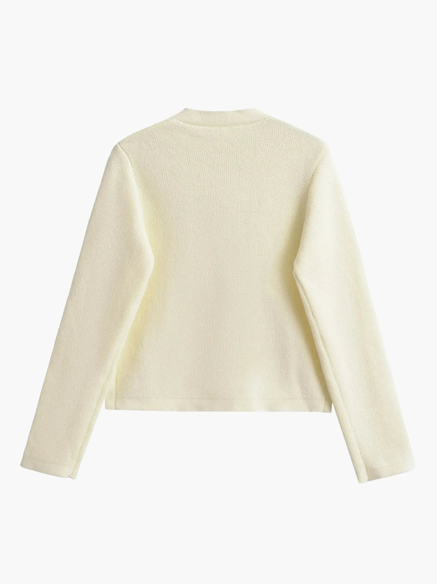 Damen Strickjacke Klassisch Mit Taschen Details