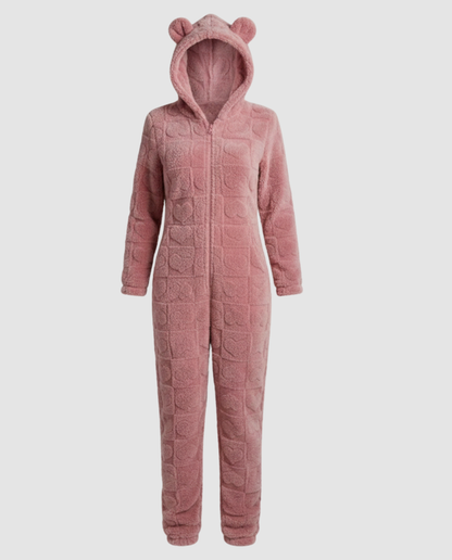 Gemütlicher Damen Fleece-Overall