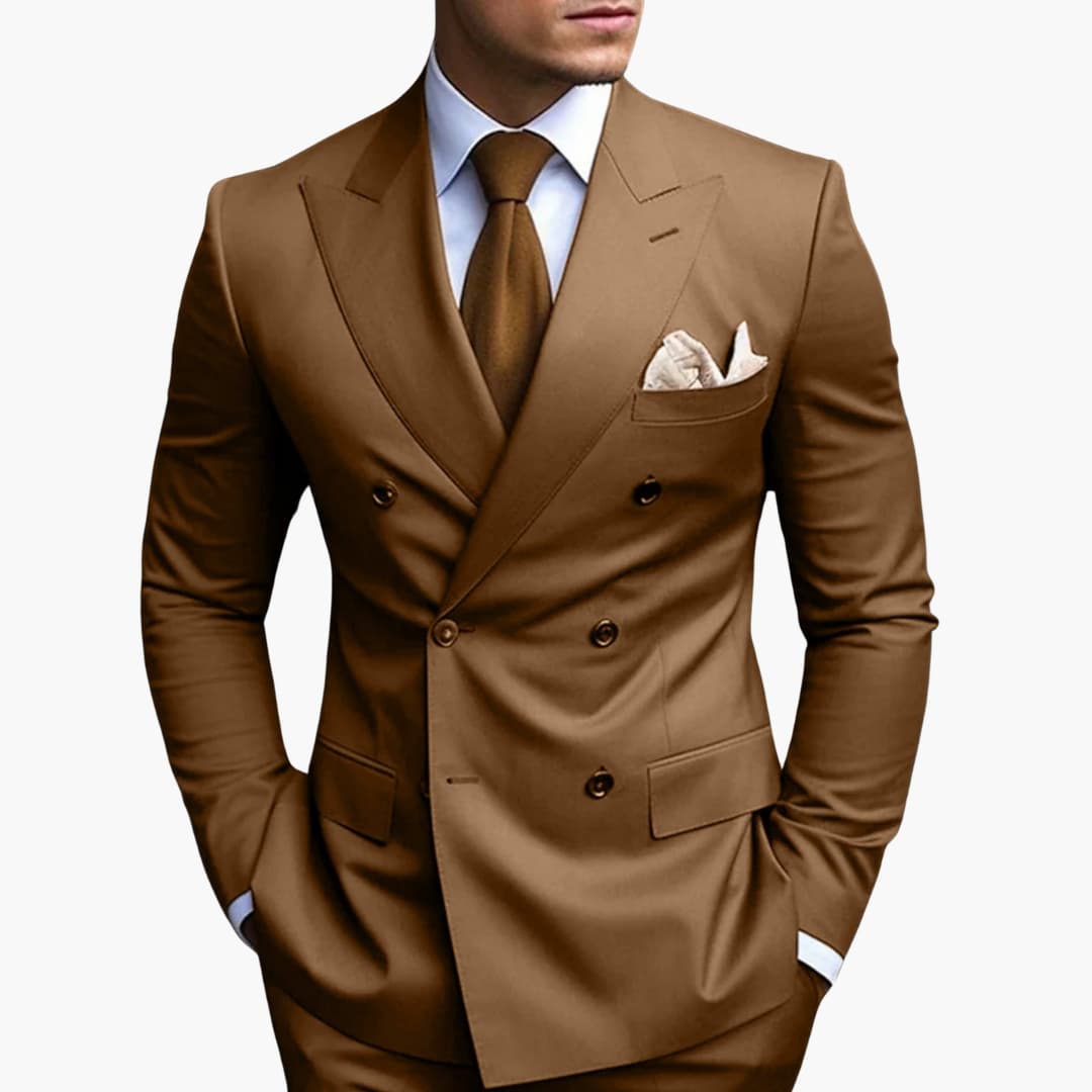 Herren Zweireiher Anzug Elegant