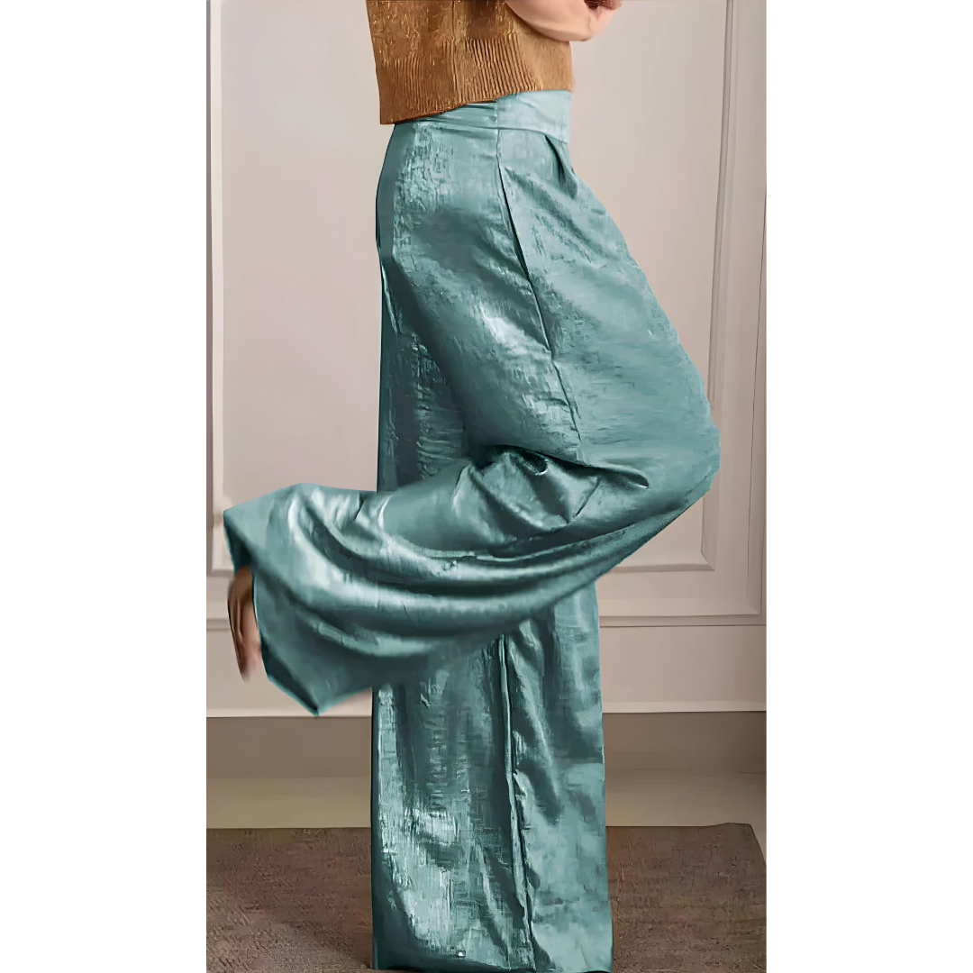 Eveloria Damenhohe Bundhose Elegant