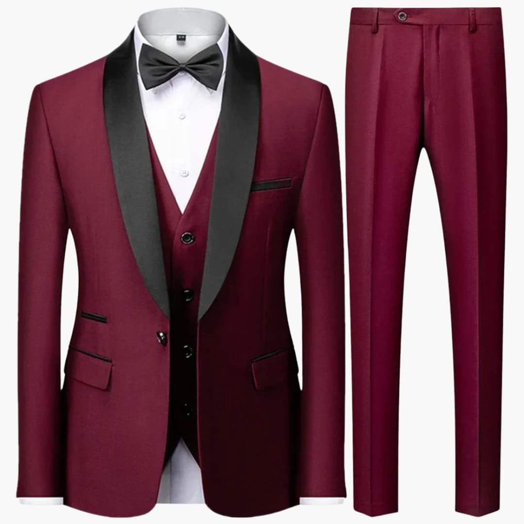 Herren Anzug Elegant Formell Komplett