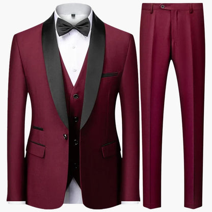 Herren Anzug Elegant Formell Komplett
