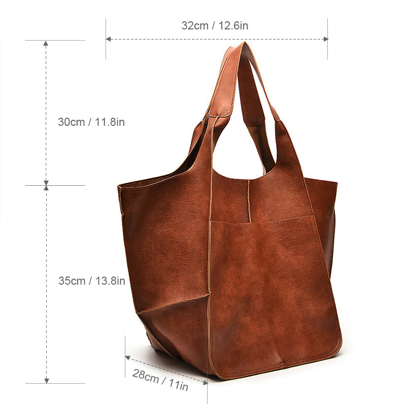 Damen Großhandtasche Leder