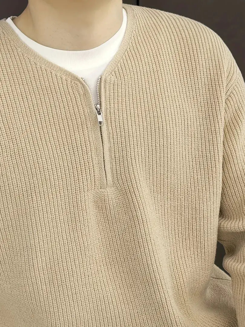 Eveloria Herren Gestreifter Pullover