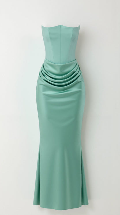 Damen Säulen Maxi Kleid Hochzeitsgäste