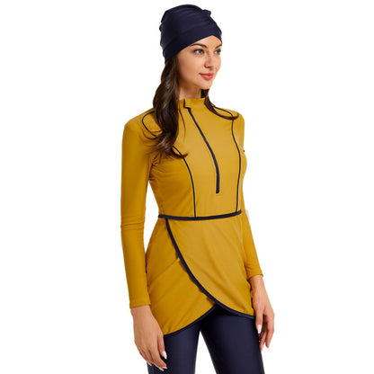 Eveloria Damen Burkini 3-teiliges Badeoutfit