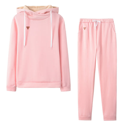 Damen Hoodie Jogginghose Set Eveloria Baumwolle Bequem