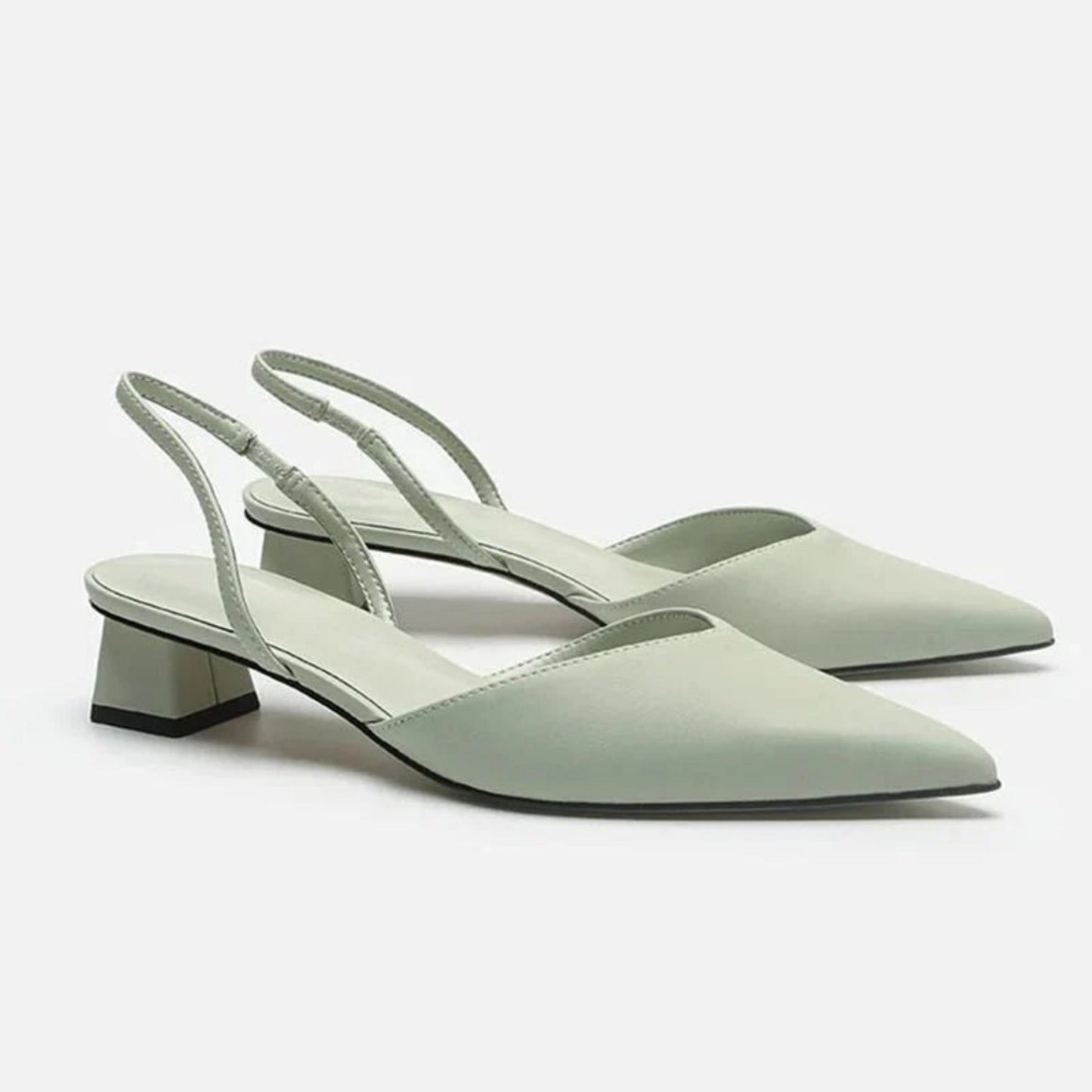 Eveloria Damen Slingback Pumps Niedrige Ferse