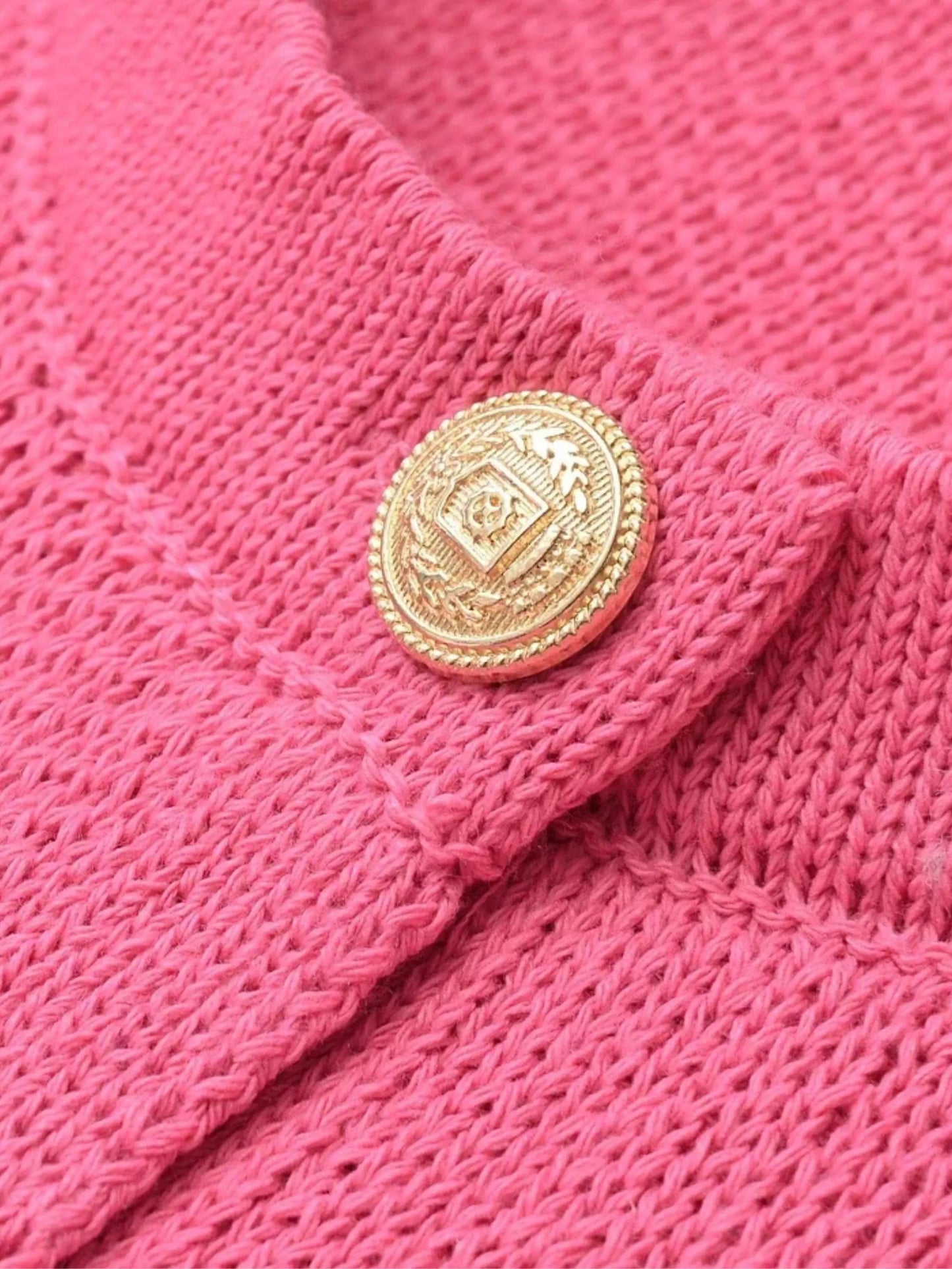 Damen Strickjacke Klassisch Mit Taschen Details