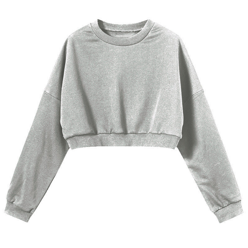 Damen Cropped Sweatshirt Eveloria