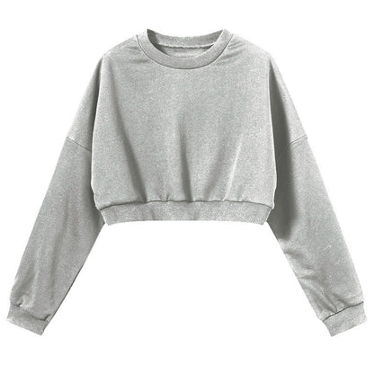 Damen Cropped Sweatshirt Eveloria