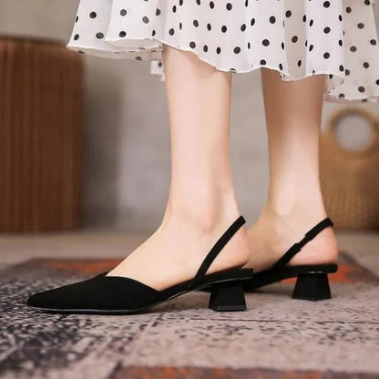 Eveloria Damen Slingback Pumps Niedrige Ferse