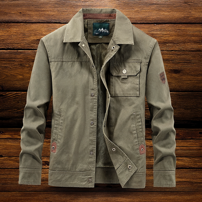 Herren Outdoorjacke Robustes Canvas