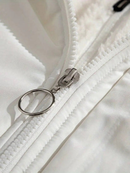 Damen Winterjacke Gefüttert Mit Kapuze Wärmeschutz