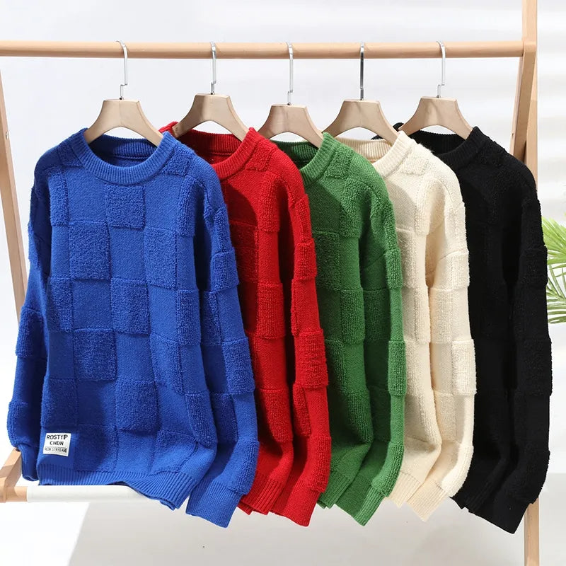 Eveloria Herren Strickpullover Trendig