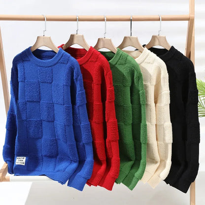 Eveloria Herren Strickpullover Trendig