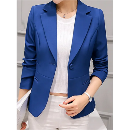 Eveloria Damen Blazer Langärmlig Büro