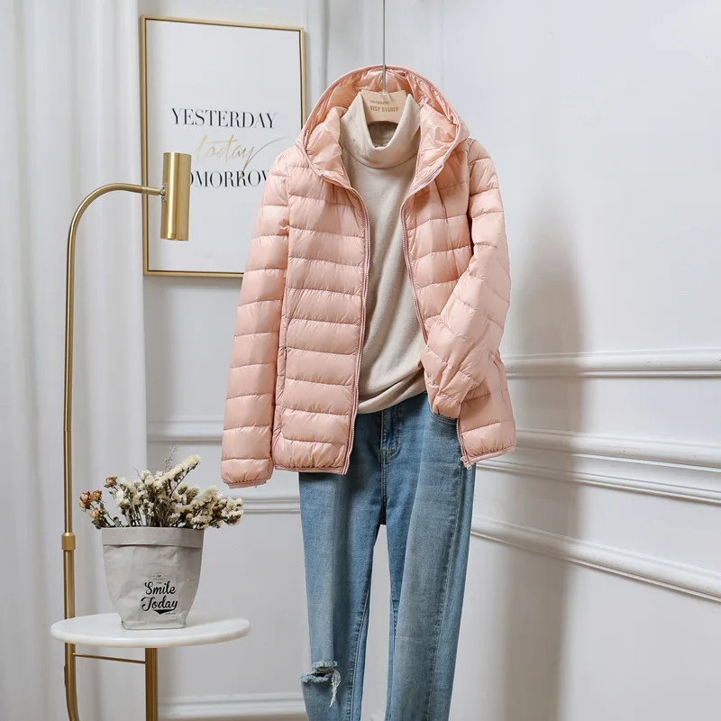 Gudrun Damen Winterjacke Kapuze Reißverschluss - Eveloria