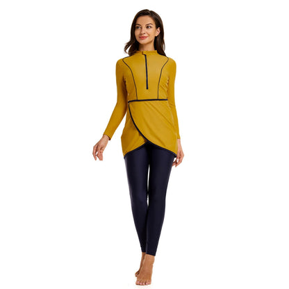 Eveloria Damen Burkini 3-teiliges Badeoutfit