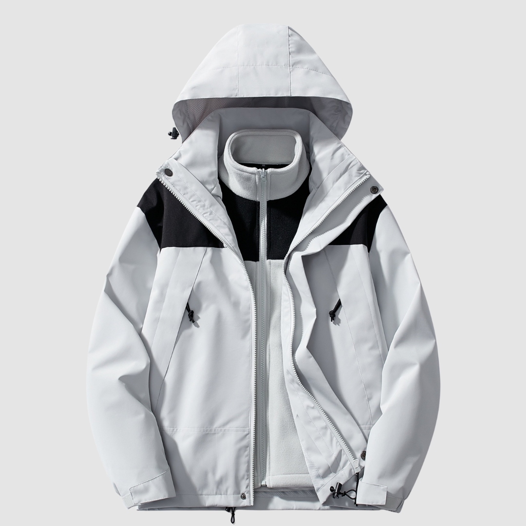Damen 3-in-1 Fleece Winterjacke Komfort