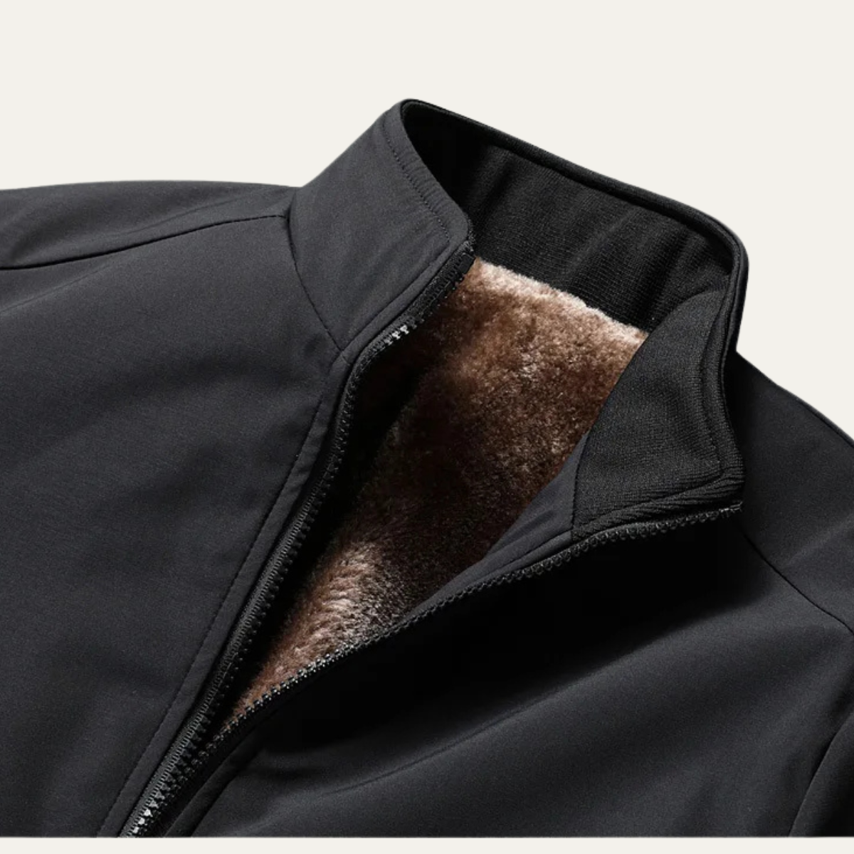 Herren Winterjacke Gepolstert Stehkragen Wärmend
