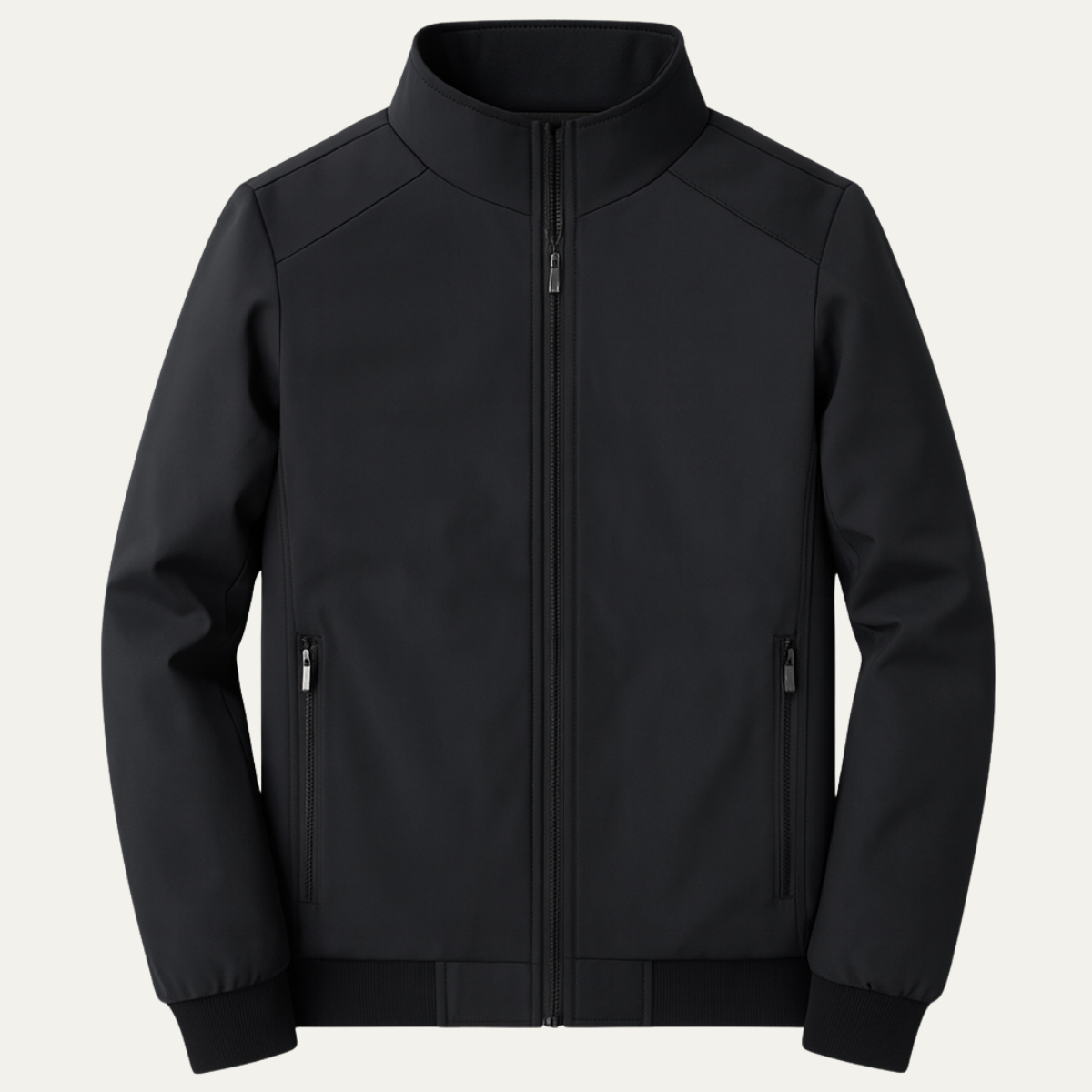 Herren Winterjacke Gepolstert Stehkragen Wärmend