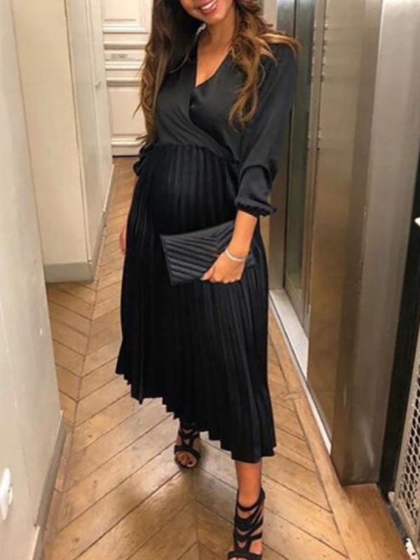 Eveloria Damen Maxikleid Plissiert Schulterfrei Elegant