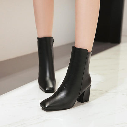 Eveloria Damen Stiefeletten Hochabsatz - Eveloria