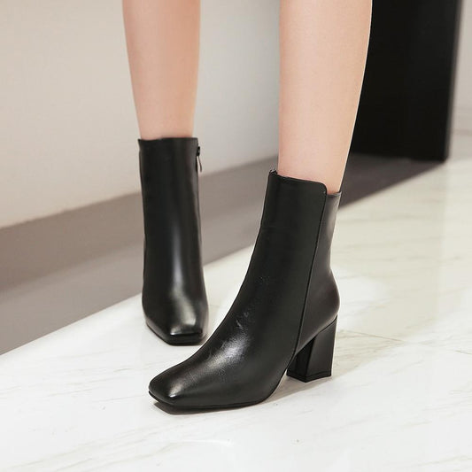 Eveloria Damen Stiefeletten Hochabsatz - Eveloria