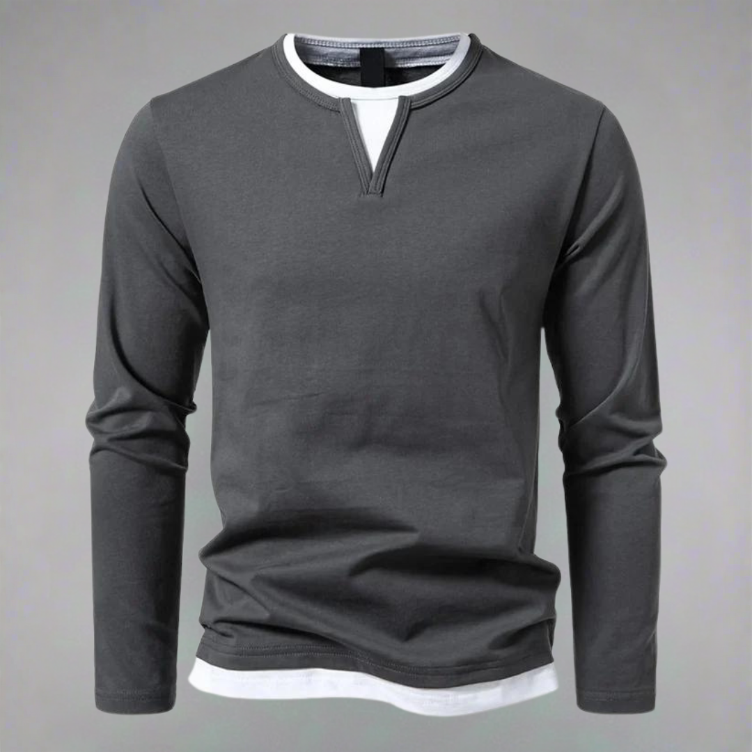 Eveloria Herren Langarm-Pullover Trendig