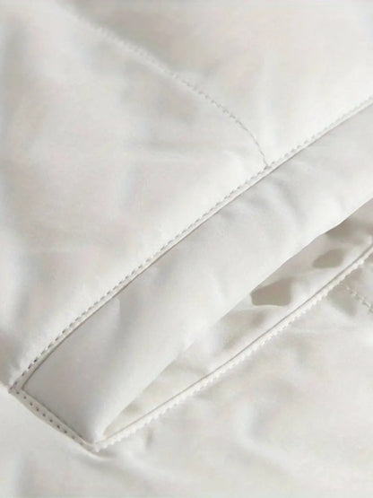 Herren Daunenjacke Reißverschluss Warm