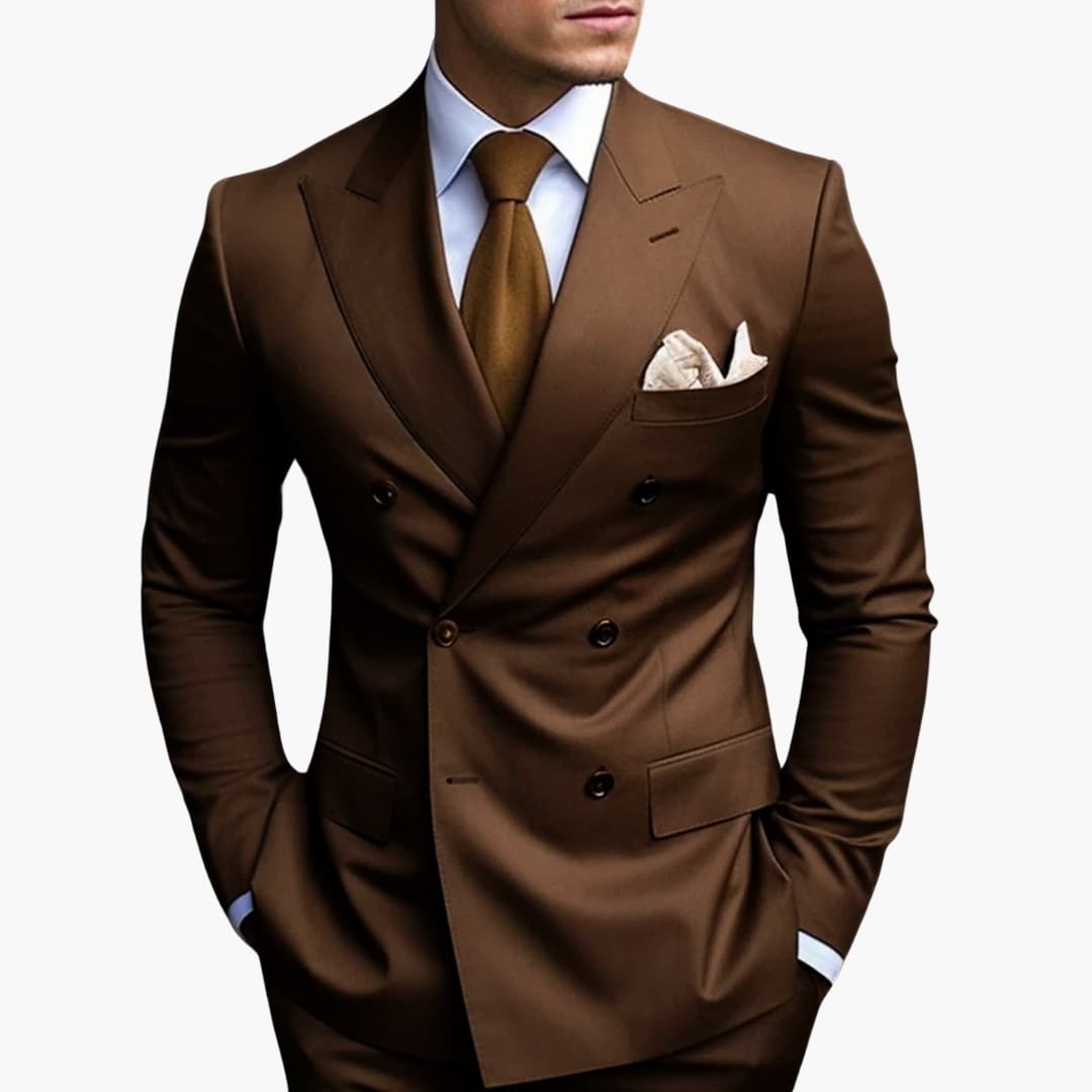 Herren Zweireiher Anzug Elegant - Eveloria