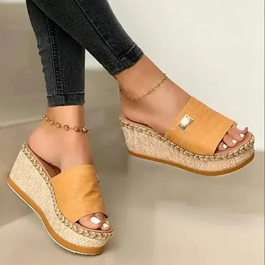 Damen Orthopädische Keil-Sandalen Sommer - Eveloria