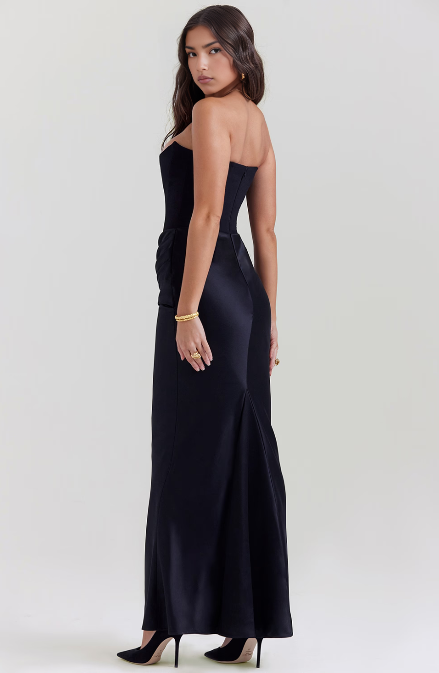 Damen Langes Bodycon-Kleid Formell
