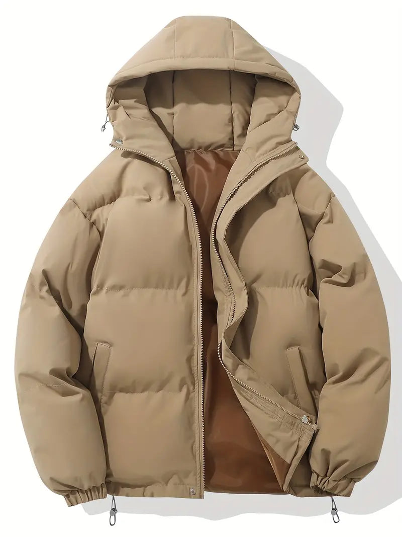 Damen Winterjacke Gepolstert Mit Kapuze