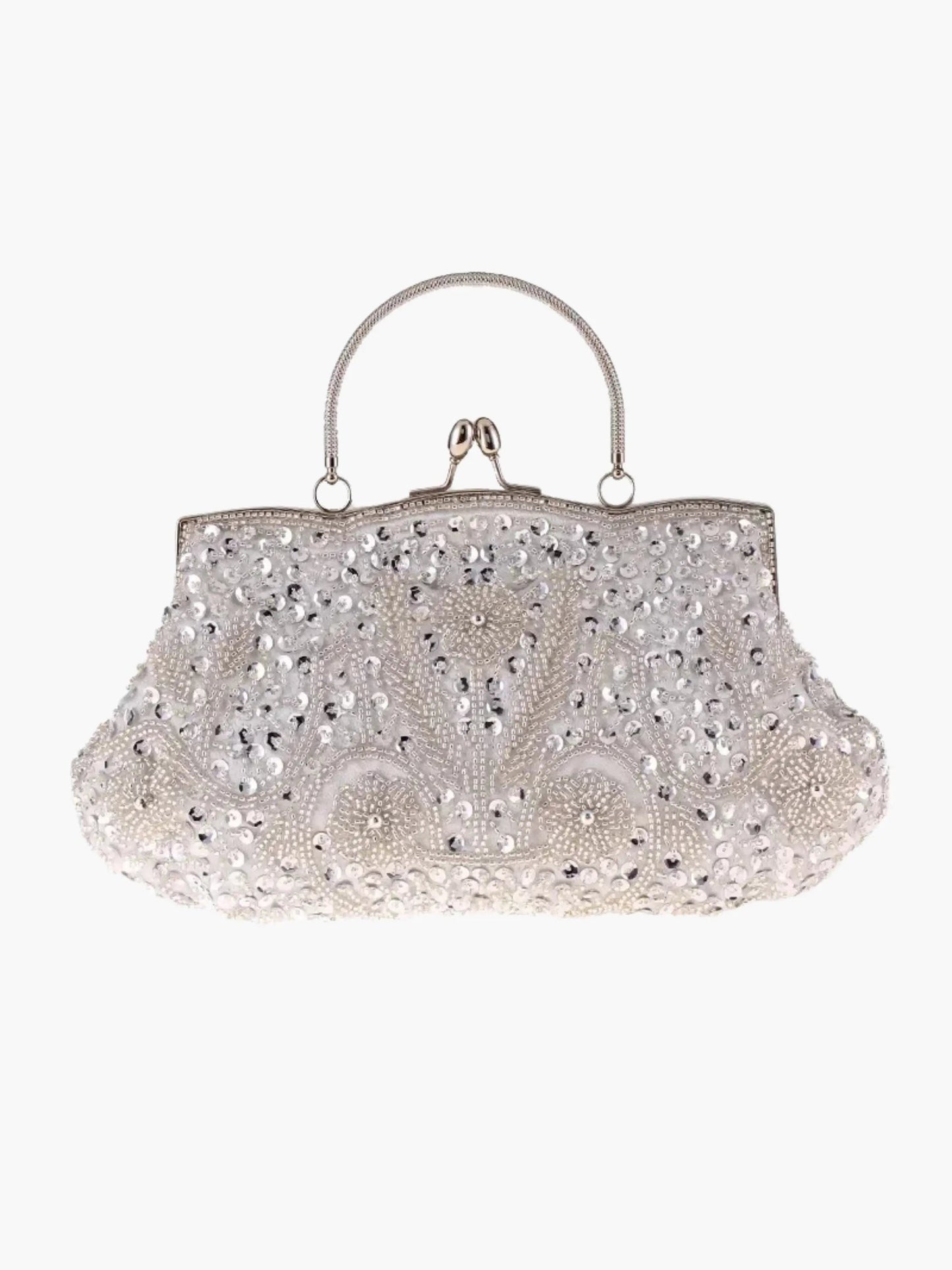 Adina Damen Handtasche Bestickt Vintage Stil