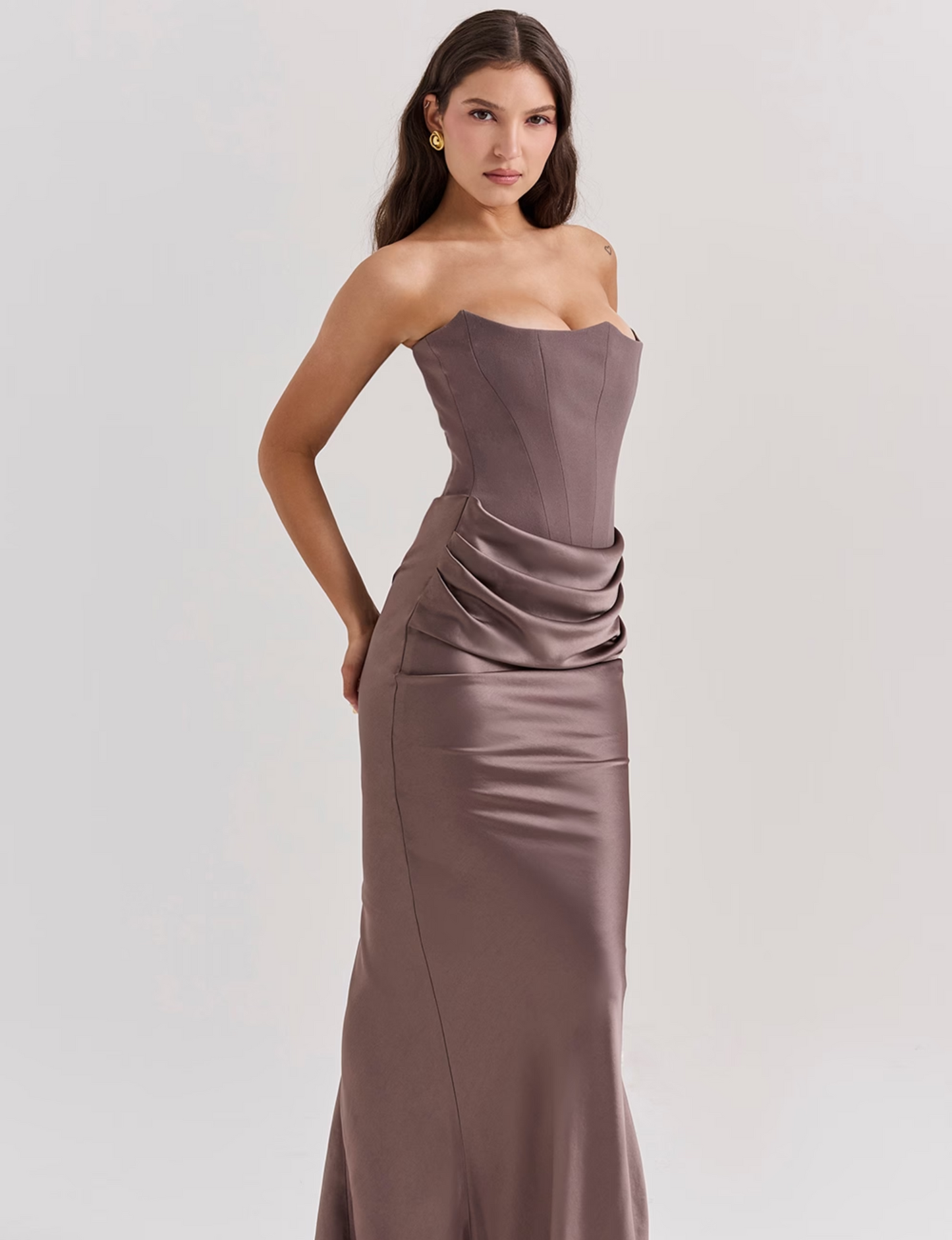 Eveloria Damen Maxi Korsettkleid - Eveloria