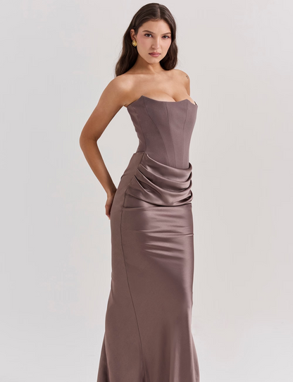 Eveloria Damen Maxi Korsettkleid - Eveloria