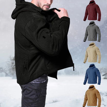 Eveloria Damen Fleecejacke Winddicht Outdoor