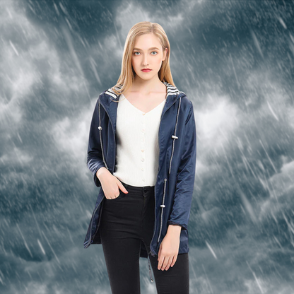 Eveloria Damen Regenjacke Wasserdicht