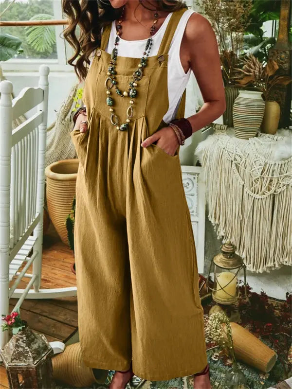 Damen Jumpsuit Frühling Sommer Leicht Ilze