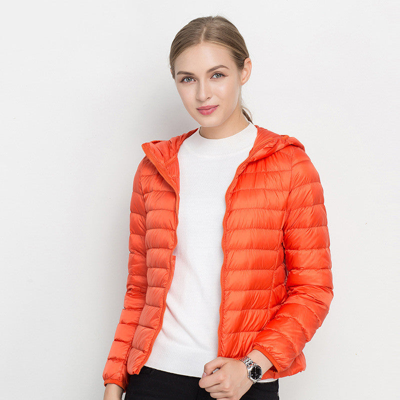 Damen Leichtes Daunenjacke