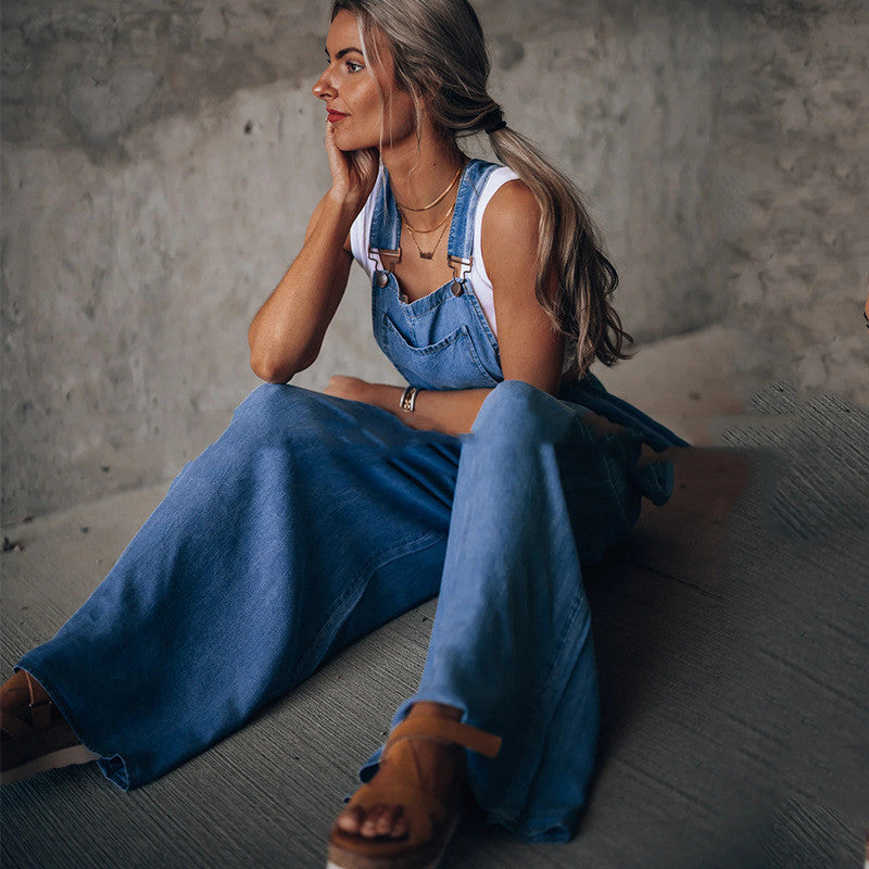 Damen Sommer Jumpsuit Leicht Sommerfarben