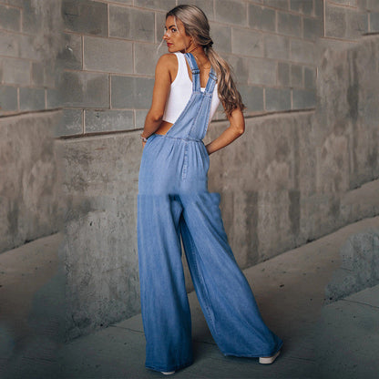 Damen Sommer Jumpsuit Leicht Sommerfarben