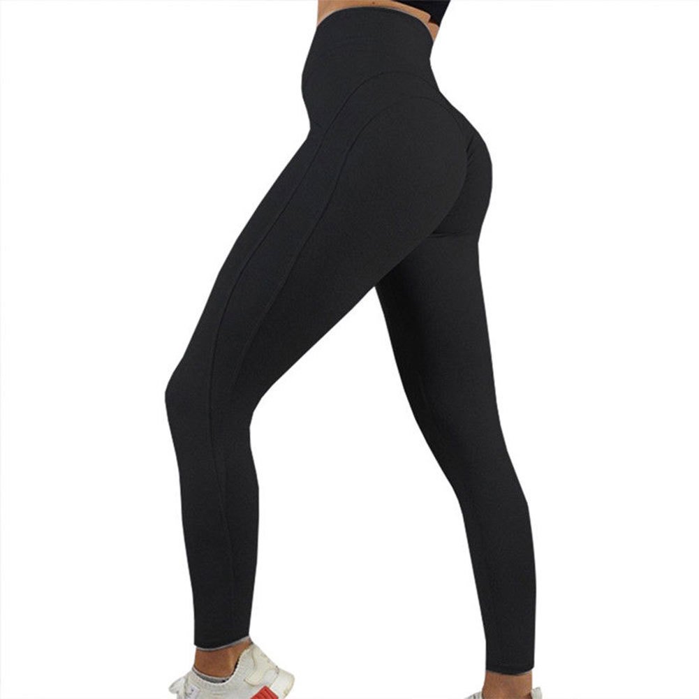 Eveloria Damen Yogahose Atmungsaktives Material Po-Unterstützung