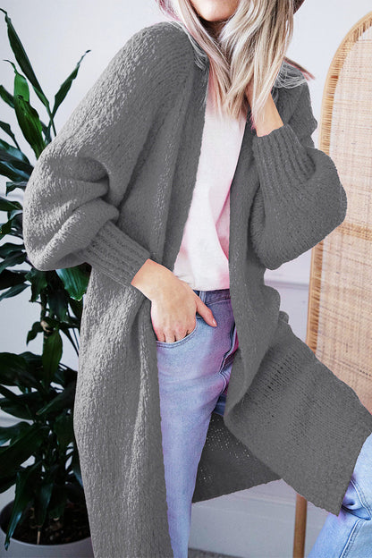 Eveloria Damen Offene Strickjacke
