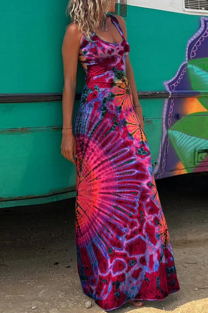 Damen Westenkleid mit Rückenausschnitt und U-Halsausschnitt, 3 Farben