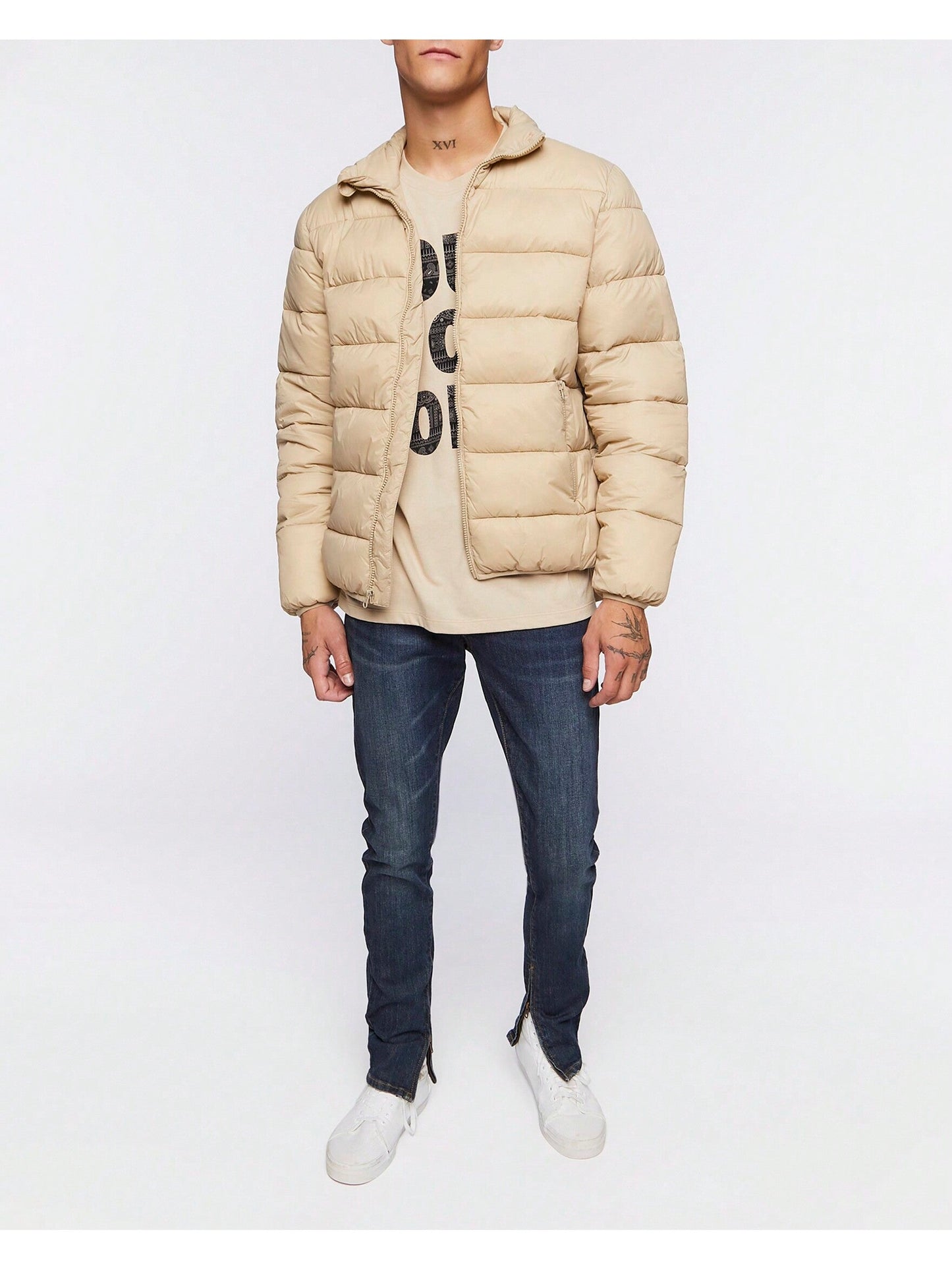 Eveloria Herren Pufferjacke Stilvoll