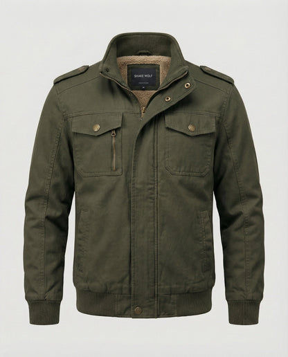 Eveloria Herren Militärjacke Robust